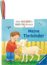 Mein Knuddel-Knautsch-Buch: Meine Tierkinder; weiches Stoffbuch, waschbares Bade