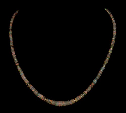 Opal kette halskette collier - opal,