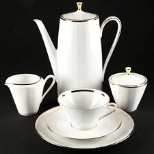 Kaffeegeschirr Winterling Röslau Bavaria Porzellan Auswahl weiß Goldrand ~ 60er