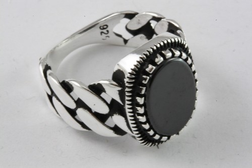 Herrenring onyx siegelring - herrenring,