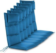 6x Stuhlauflagen Hochlehner
