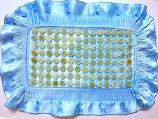 Deko-Kissen mit aufgenähten 112 Jade Edelsteinen mit Rüsche Feng Shui Gesundheit