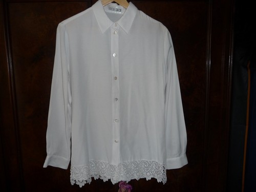 Weiße damen hosenbluse - weiße,