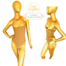 Niyama Body von Wolford XS X Small braun Spaghettiträger vollflächig Streifen