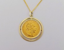 Anhänger in 585/-Gelbgold mit