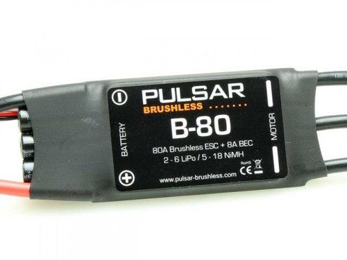 Brushless regler pulsar 80 - brushless, b-80