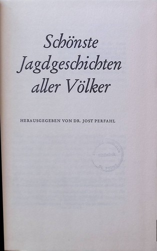Schönste jagdgeschichten - schönste,