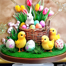 2D-flach Acryl Tischdekoration