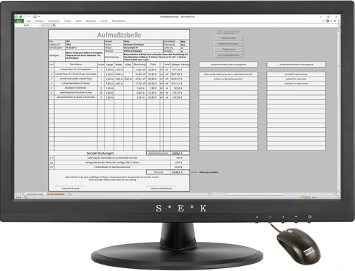 Aufmaßformular software für - aufmaßformular,