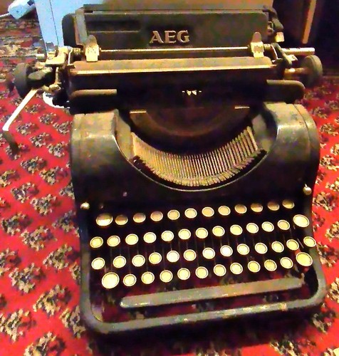 Antike schreibmaschine aeg - antike,