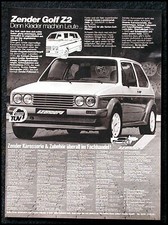 VW Golf 1, originale Werbung aus 1981  Zender Golf Z2
