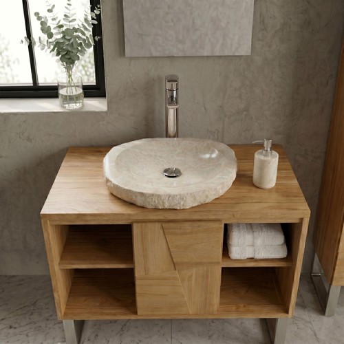 Marmor waschbecken extraflach - marmor,