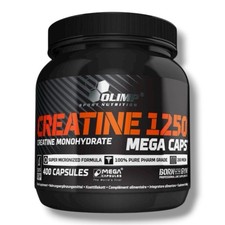 Olimp Creatine 1250 Mega Caps - 400 Caps - 560g Muskelaufbau Kraft Training
