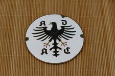 ADAC ++ Vintage Emaille Email Plakette Schild ++ guter Zustand