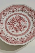 6er Set - Speiseteller ø25cm Hutschenreuther Maria Theresia Windsor Rot