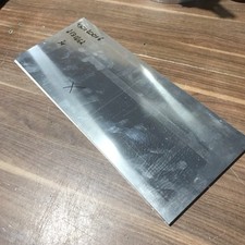 1x Alu  Aluminium Reststück  Flach,  200 x 6 x 490 mm Lang,   (553)