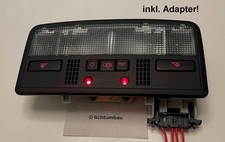 Passat 3B 3BG W8 Golf 4 Innenleuchte SCHWARZ Ambientebeleuchtung LED rot