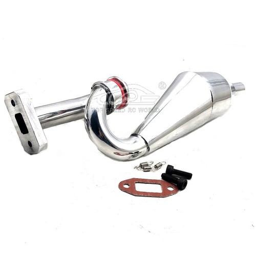 Aluminium auspuffrohr tuned - aluminium,