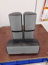 4x Teufel Satelliten CEM  Lautsprecher + 1x Center 50C Schwarz