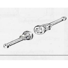Technomodell 57621 Mittelpufferkupplung schwenkbar kurz (5 Paar) H0e + Neu