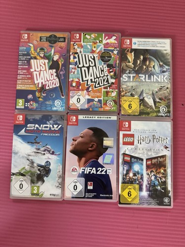 Nintendo switch konvolut 6x - -,