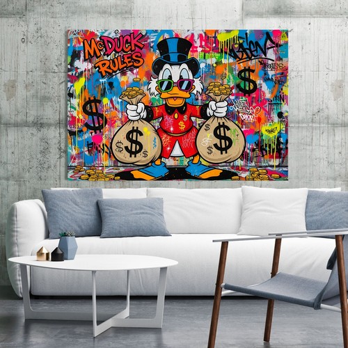 Dagobert duck graffiti pop - dagobert,