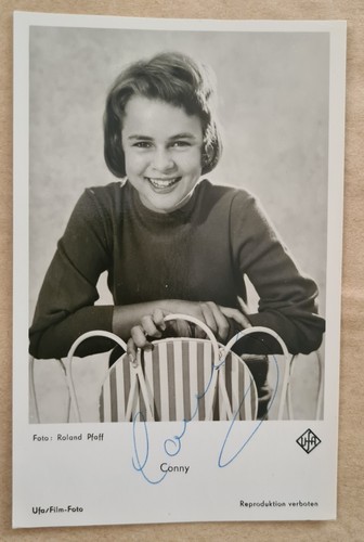 Conny froboess autogrammkarte - conny,