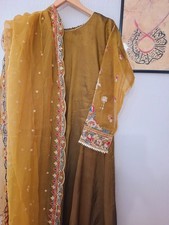 Afghanische Pakistanische Indische besticktekleid partykleid maxikleid Gr.L/44