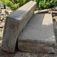 20x Blockstufen Vollblockstufe Trittstufe Treppenstufe 1 Meter | 20 Cm Beton