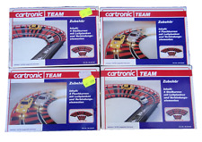 16 Schienen Cartronic Racing Team Auto Bahn Rennbahn Zubehör Strecken NEU OVP