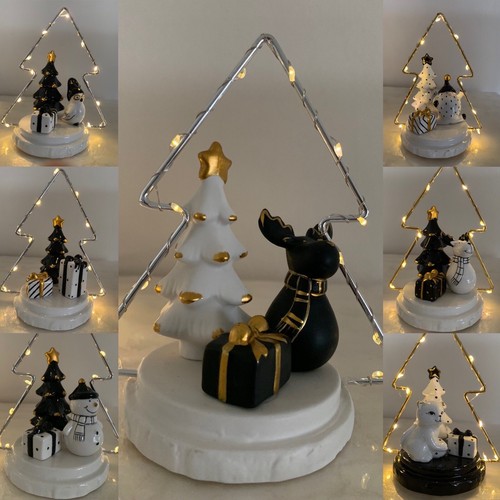 Sale led baum - elch, schneemann