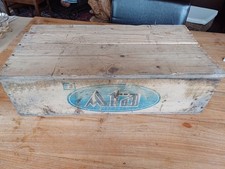 Antike Holzkiste/Frachtkiste a. Tante Emma Laden, ATA/HENKEL Deutschland