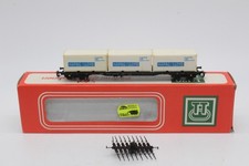 Berliner TT-Bahnen 155102 Containerwagen Hapag Lloyd mit Rungen in OVP--63--