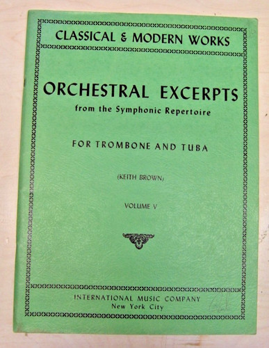 Alte noten orchestral excerpts - orchestral,