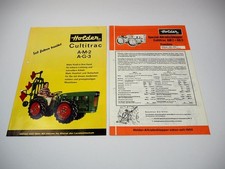 Holder Cultitrac AM2 AG3 Allradschlepper Prospekt Techn. Daten Preisliste 1972