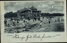 Mondschein Ak Ystad Schweden