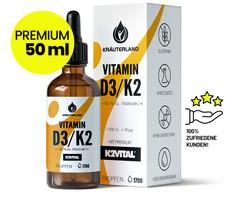 KRÄUTERLAND Vitamin D3+K2
