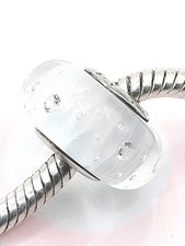 Pandora Charm "Murano Weiß