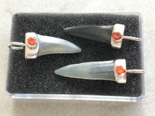 Zahn  Haifischzahn. Anhänger. 925 Silber.