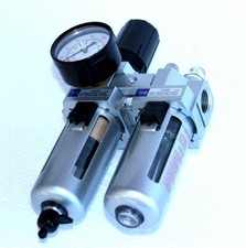 1/2" PREMIUM Druckluft Wartungseinheit Druckminderer Öler Polycarbonatgläser TOP