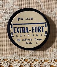 Altes Einfassband Nahtband Synthetik 1,5cm breit ca. 10 m dunkelblau