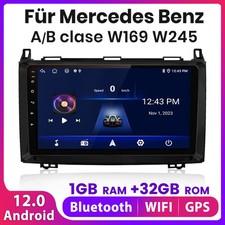 9" Android Autoradio GPS BT Für Mercedes Benz W245 W169 A B Klasse WIFI DAB+