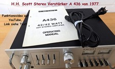 Stereo Verstärker H.H. Scott