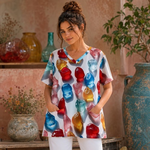 Damen shirt bonbon - l,