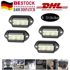 4x LED Kennzeichenleuchte Beleuchtung Rücklicht Nummernschild Anhänger Universal