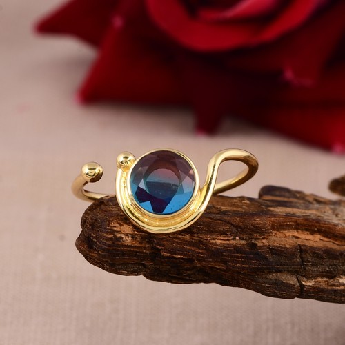 Zierlicher alexandrit ring - alexandrit,