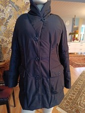 Damen gesteppt Mantel echtes