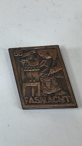Bronze plakette fasnacht - bronze-plakette, „fasnacht