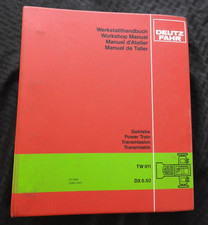 DEUTZ-FAHR Dx 6.50 Traktor Tw 911 Übertragung Antrieb Service Reparatur Manuell