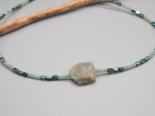 Zarte halskette mit aquamarin - halskette,